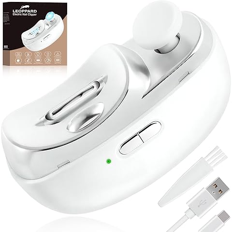 Electric Nail Clipper for Adults & Baby - USB Rechargeable Automatic Trimmer