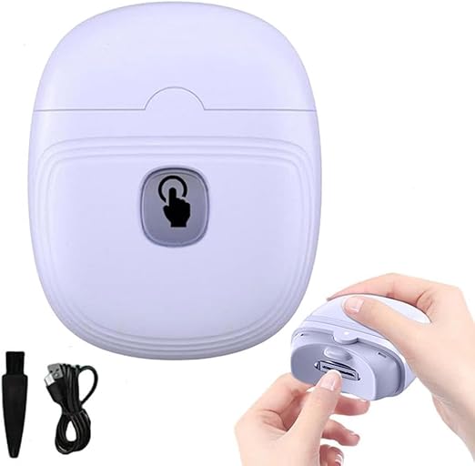 Electric Nail Clipper for Adults & Baby - USB Rechargeable Automatic Trimmer