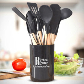 SILICONE WOODEN SPATULA